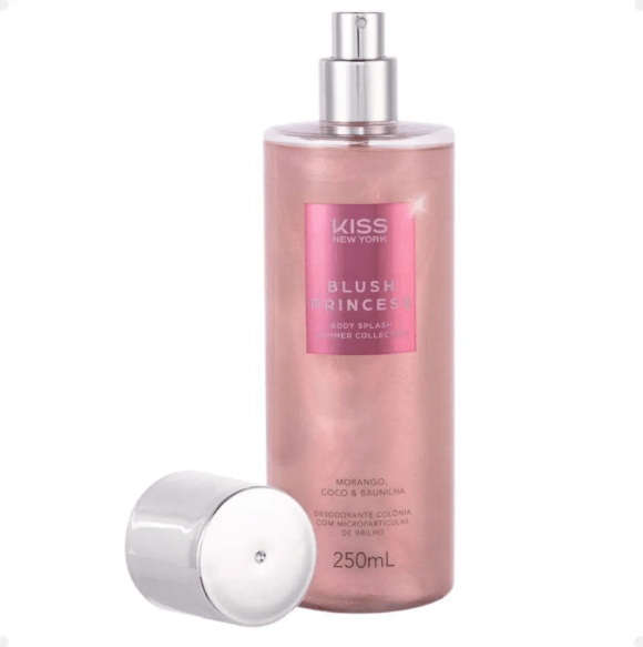 Body Splash Blush Princess Morango, Coco & Baunilha Kiss 250ml